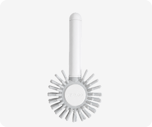 Stain-free silicone bristles
