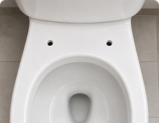 Suitable flat space and screw holes on bowl