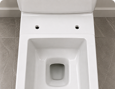 Suitable flat space and screw holes on bowl